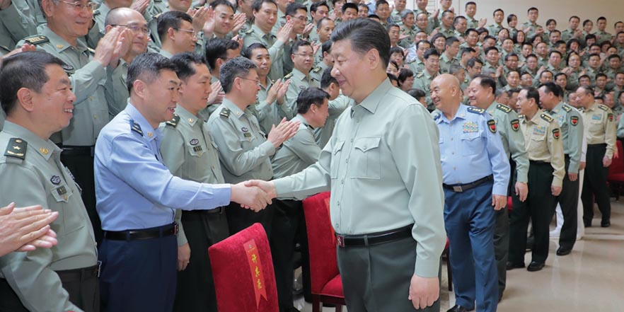 习近平在视察军事科学院时强调努力建设高水平军事科研机构为实现党在新时代的强军目标提供有力支撑