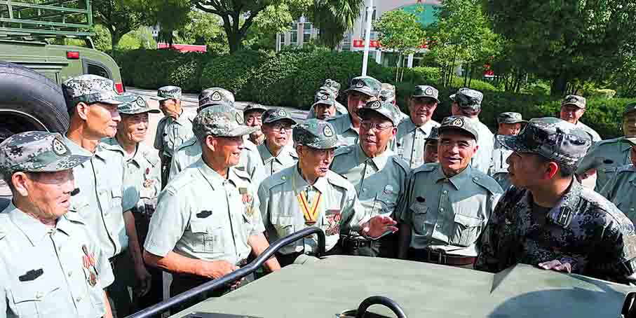 老兵进军营体验新变化