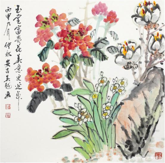 当代书画名家吴越作品